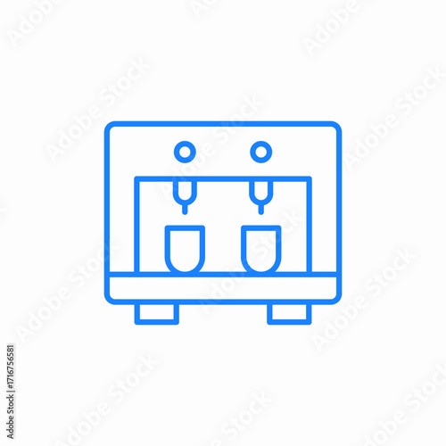 water dispencer icon sign vector