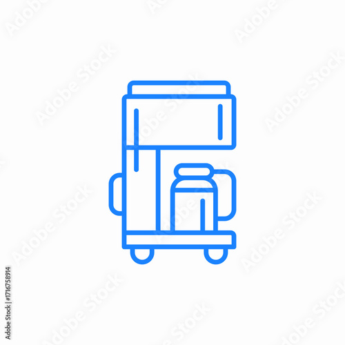 coffee machine icon sign vector