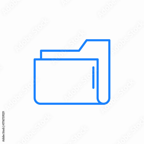 file storage folder icon sign vector