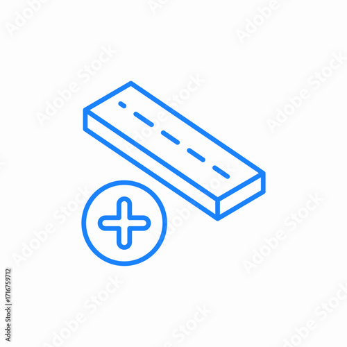 new road addition road construction and infrastructure improvemen icon sign vector