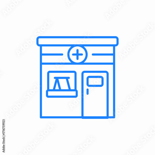 pharmacy or medications or pharmaceuticals icon sign vector