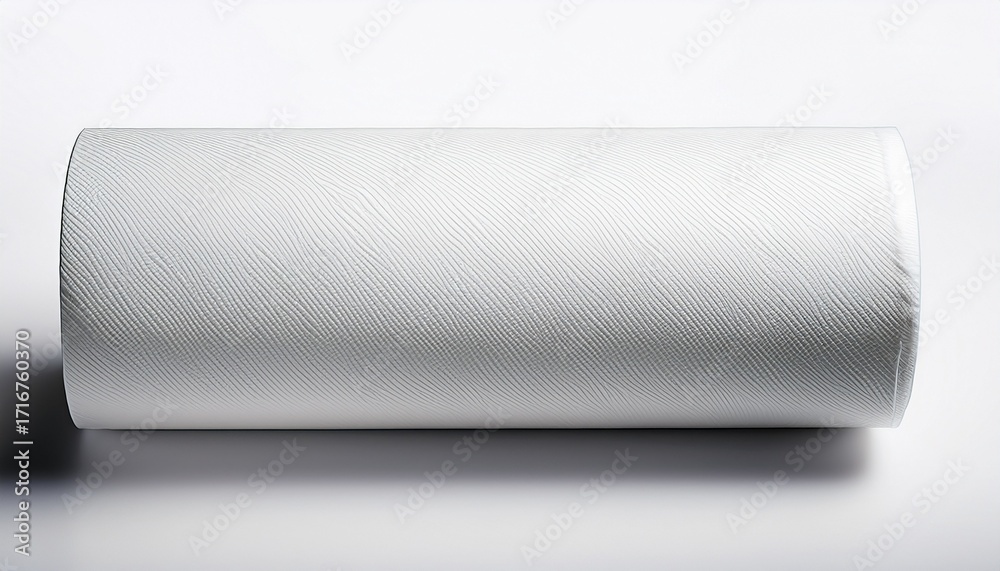 Fototapeta premium White Tissue Paper Roll Isolated