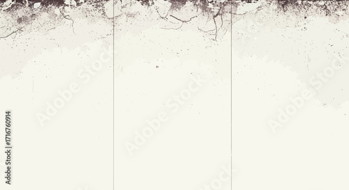 Abstract Textural Background with Subtle Grunge Effects and Vertical Divisions Evoking a Sense of History or Decay