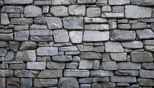 rough hewn gray stone wall texture natural light old uneven