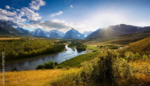 Mountains And River