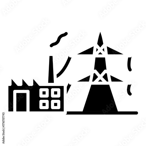 Geothermal Energy Vector Icon