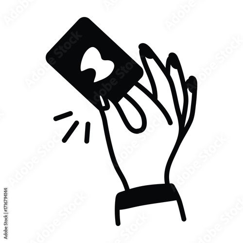 Holding Xray