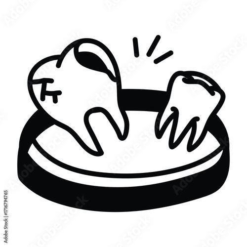 Cavity tooth