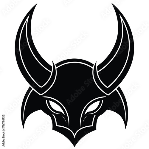 devil horns vector icon