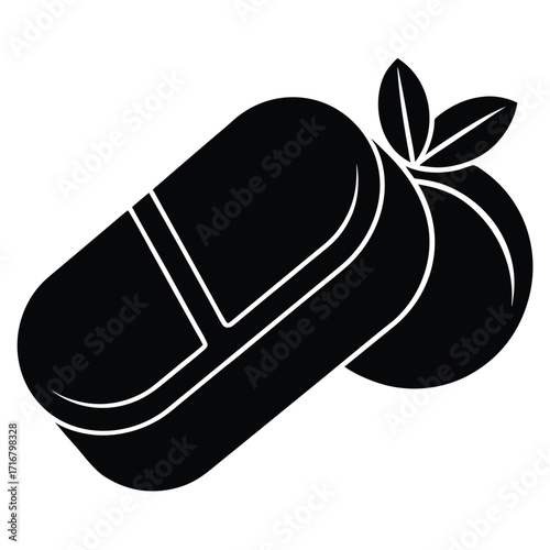 chewable tablet icon   fruit flavored chewable loo