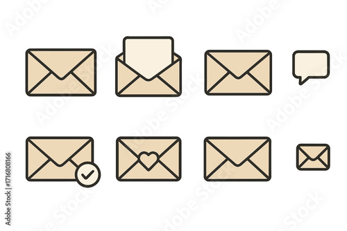Hand drawn vector icons of hands and hearts. Metaphor for love, care, charity, and compassion. Concepts of support, help, donation, volunteering, and mental health.
