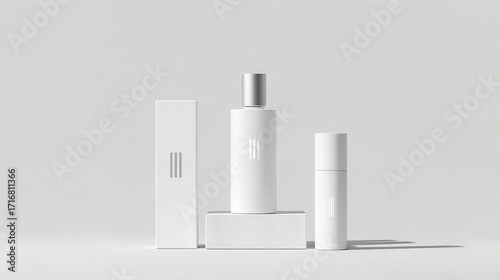 Wallpaper Mural minimalist sketch concept of ecofriendly product displayed with ar set against ultrabright white background Torontodigital.ca