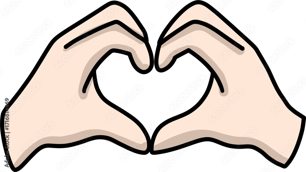 Fototapeta premium love sign