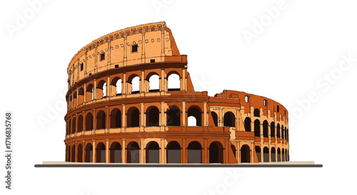 Explore the Colosseum in Rome, a stunning historic landmark representing ancient Roman architecture and Italian culture