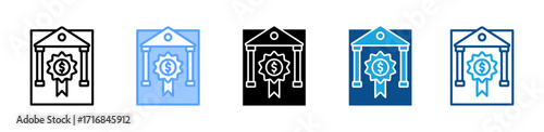 Bonds icon sheet multiple style collection