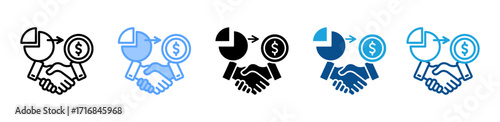 Acquisitions icon sheet multiple style collection