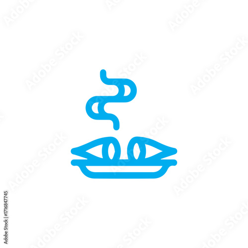 Steaming Hot Food Icon