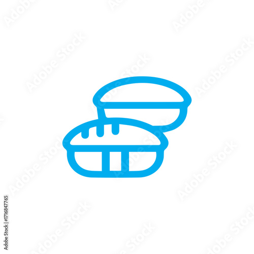 Blue Sushi Icon