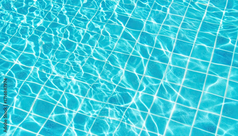 Obraz premium Abstract Blue Water Texture with Light Reflections