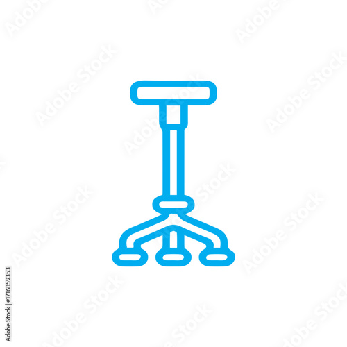 Tripod Walking Cane Icon