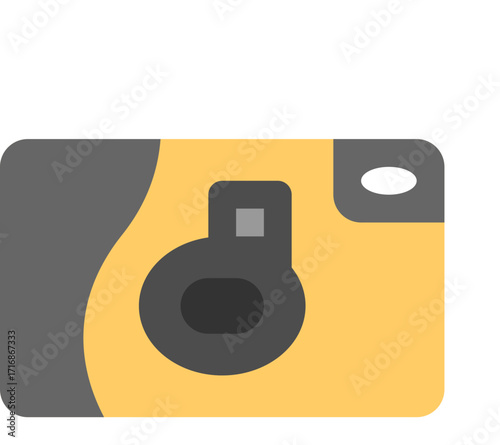 Retro Disposable Camera Icon