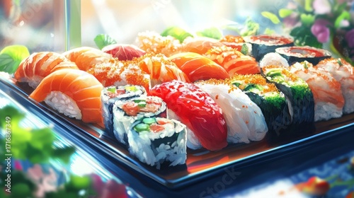 Sushi Platter Display (1)