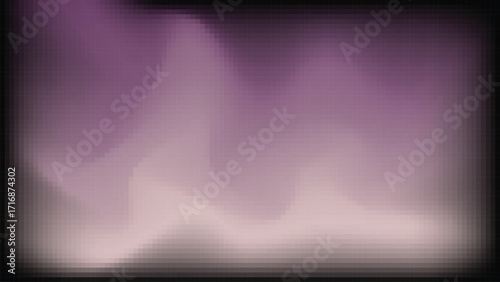 Abstract purple gradient blends smoothly across the canvas, creating a soft, dreamy atmosphere with subtle light and shadow play, perfect for a calming visual experience.