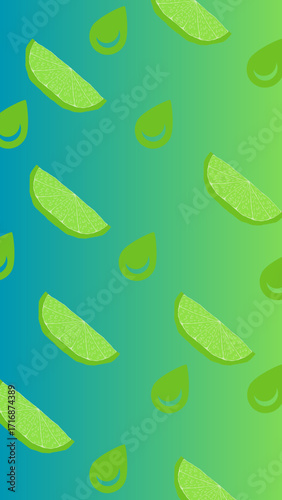 Fondo de pantalla de limones, nivelado de colores