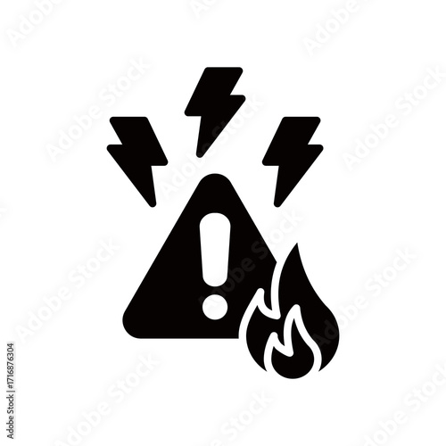Crisis glyph icon