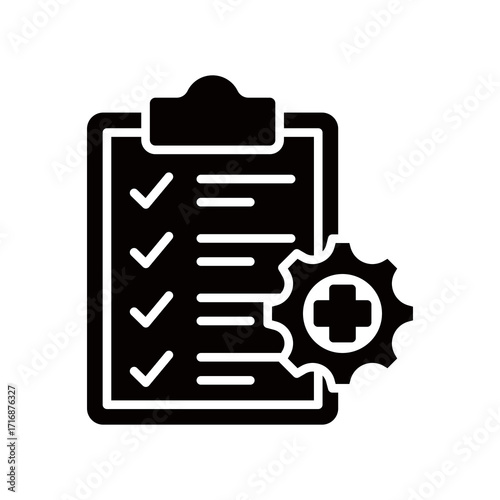 Preparedness glyph icon