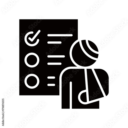 Triage glyph icon