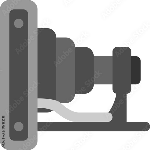 Vintage Camera Flat Icon