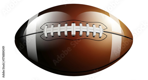 Football Isolated on White Background for Sports
