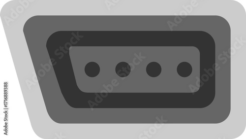 Serial Port Connector Icon