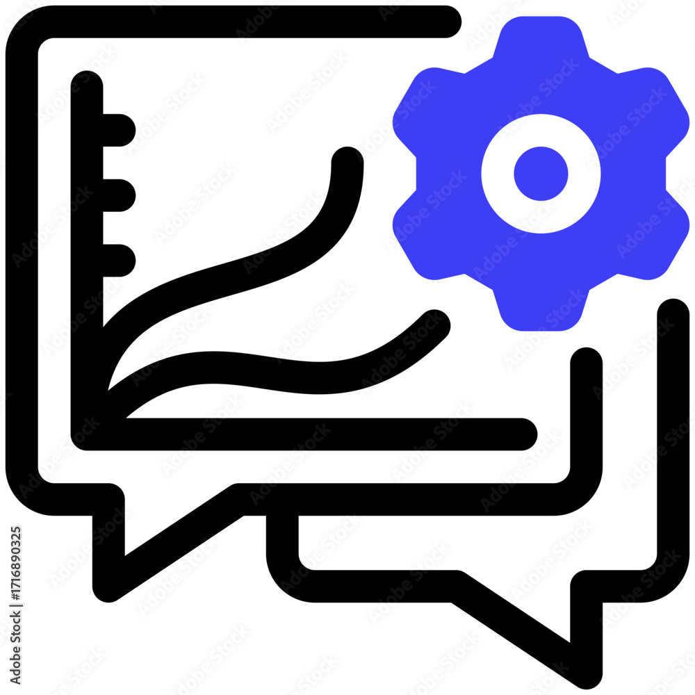Fototapeta premium Discussion Icon