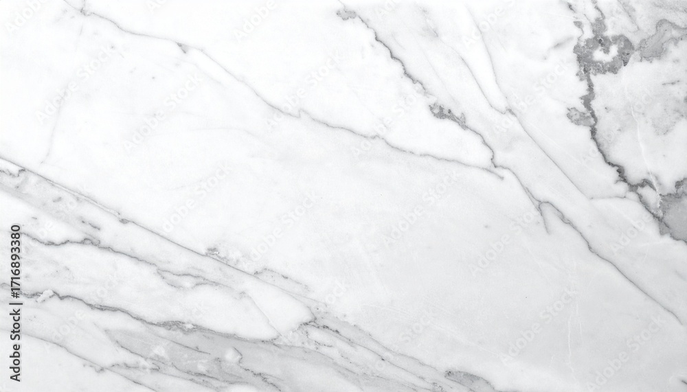 Fototapeta premium White Marble Texture with Gray Veining