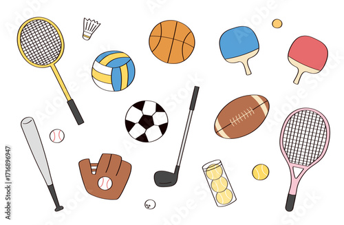 スポーツのイラストセット
