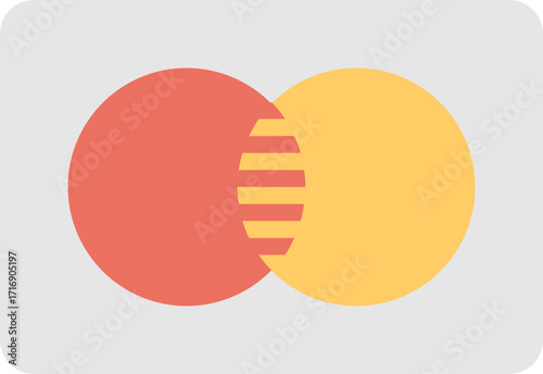 Overlapping Circles Abstract
