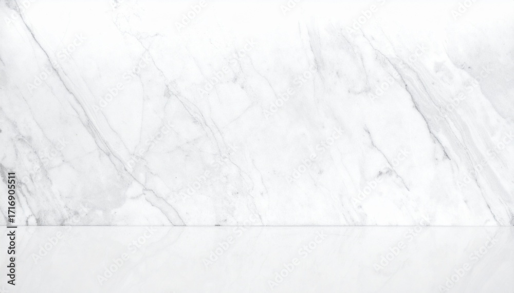 Obraz premium White Marble Texture Background with Subtle Veining