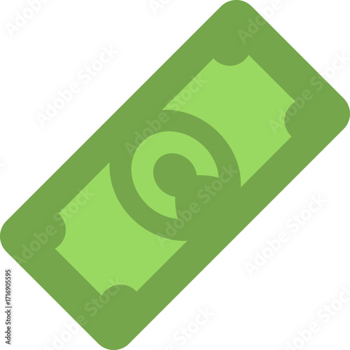 Green Paper Money Icon