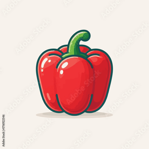food, vegetable, isolated, healthy, fresh, organic, natural, vegetarian, pepper, raw, red, ingredient, paprika, vitamin, sweet, vegan, bell pepper, bell, ripe, background, closeup, diet, color, capsic
