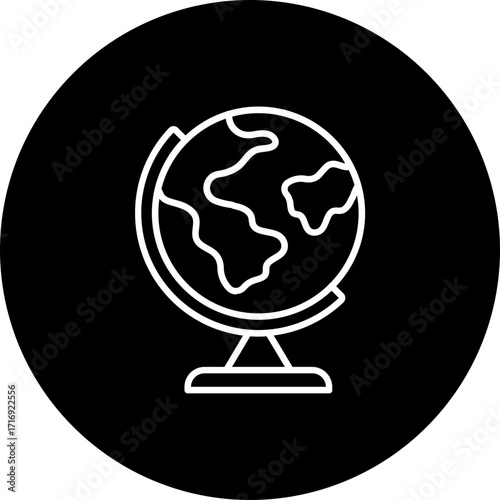 Globe Stand Icon