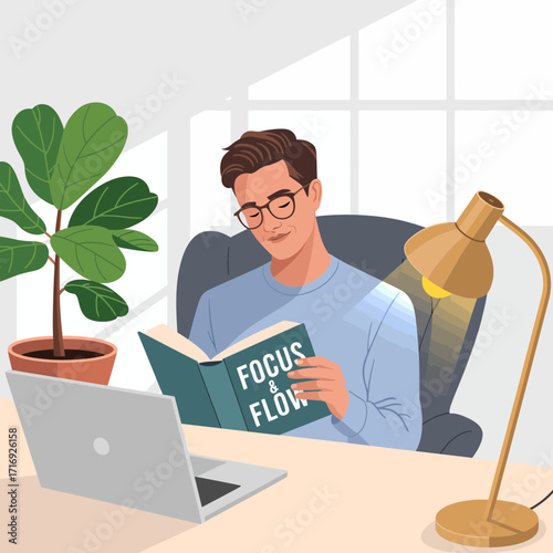 man with laptop