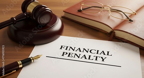 Financial Penalty Judgement Legal Document