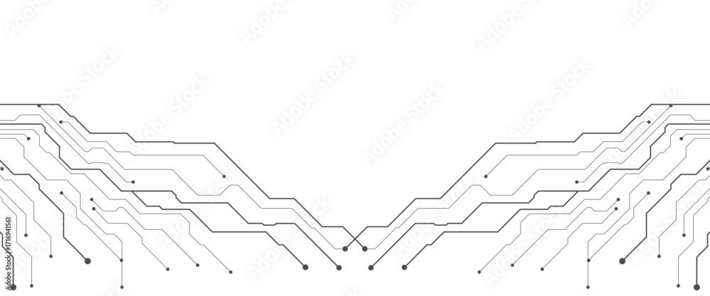 Obraz premium Vector abstract circuit technology business background of pattern with a circuit.
