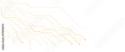 Vector abstract technology background circuit board for web banner background	