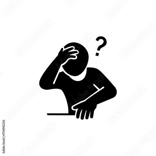Icon of a Dizzy and Doubtful Person