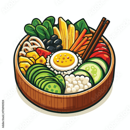 bibimbap, food, asian, delicious, cuisine, dinner, healthy, vegetable, meal, korean food, bowl, cooking, gourmet, egg, korean, rice, beef, lunch, meat, spicy, fresh, carrot, dish, traditional, sauce, 
