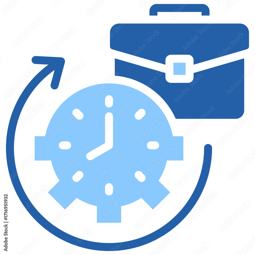 Obraz premium Part Time Job Icon