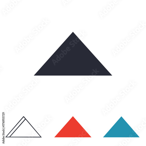 A vibrant red gambrel roof, commonly seen on barns and other agricultural structures, is depicted in a clean, modern flat design illustration on a crisp white background.
